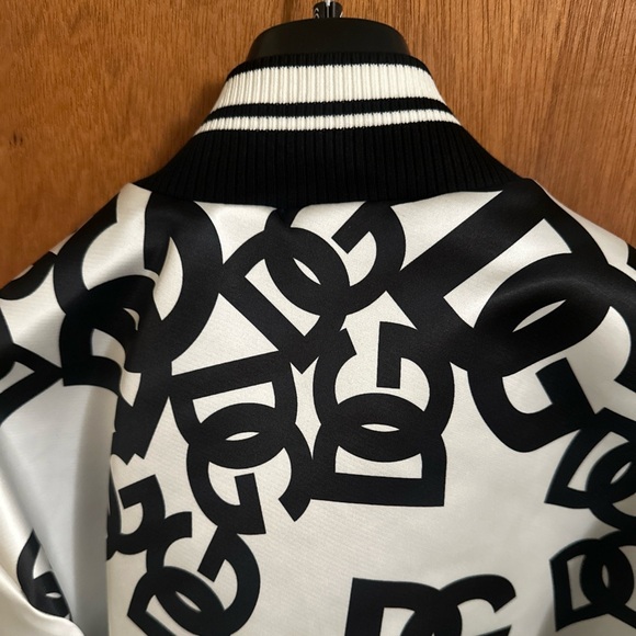 Dolce & Gabbana Pattern Logo Varsity Jacket - Picture 13 of 13
